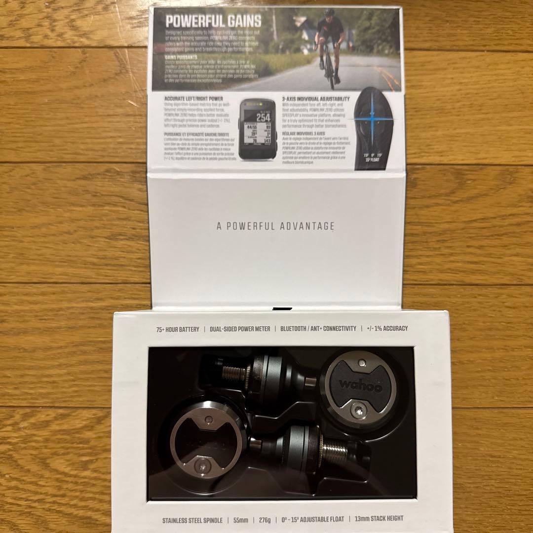 Wahoo SPEEDPLAY POWRLINK ZERO 両足計測パワーメータ