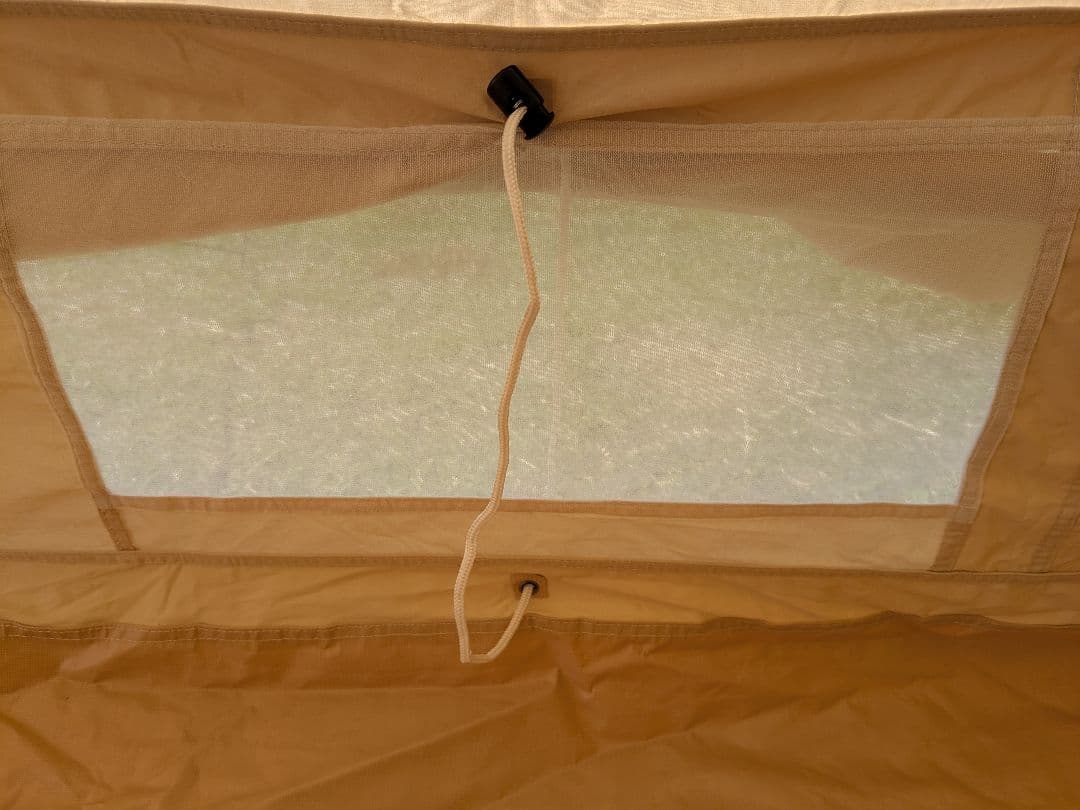 【美品】glamcamp　ツーポールロッジテント　TC素材　グランドシート付き