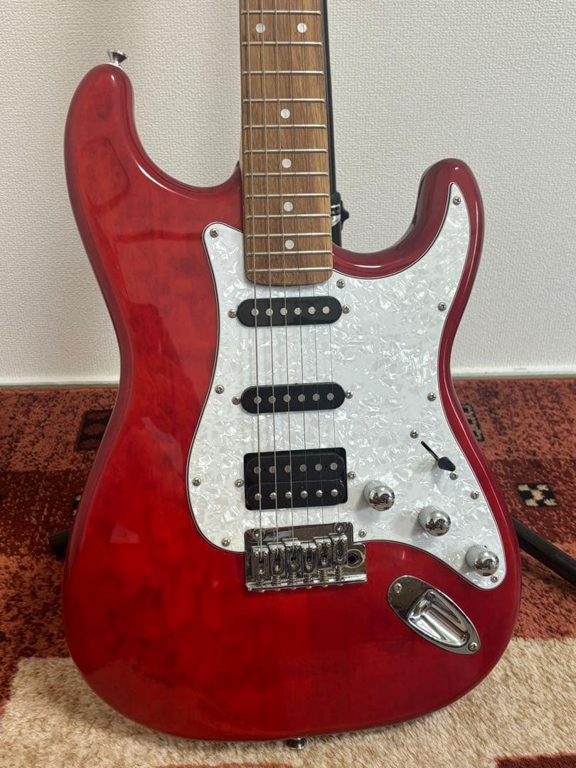 Jelly Belly BEAN IN THE USAエレキギター レッド