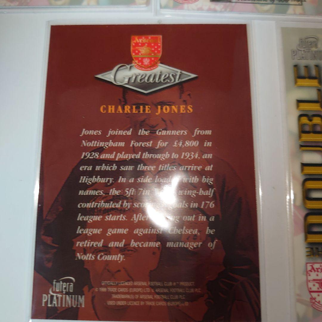 5枚セット Arsenal  futera PLATINUM サッカーカード