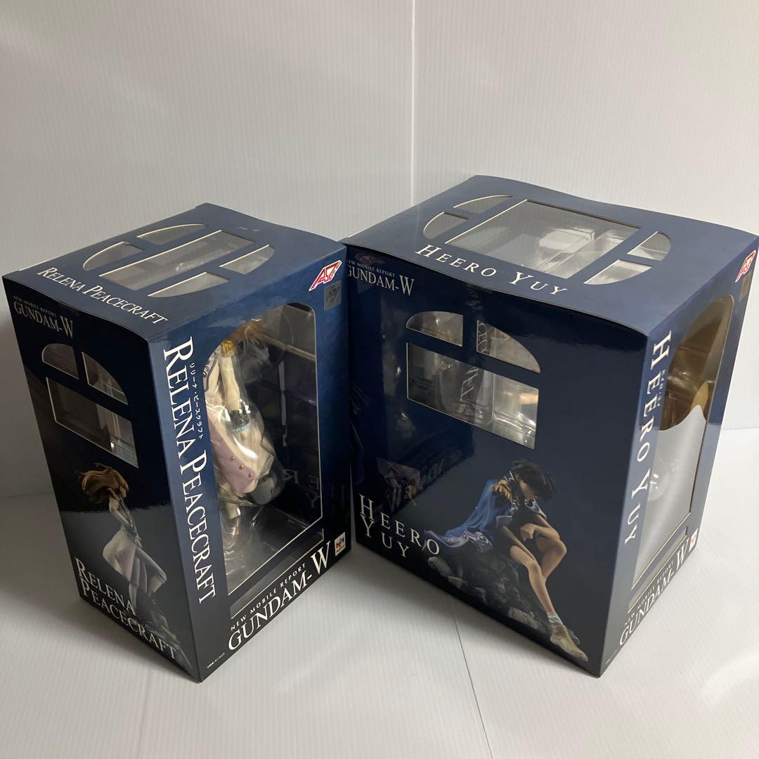 ガンダム w ヒイロ　リリーナ セット　メガハウス　初版　パッケージ未開封