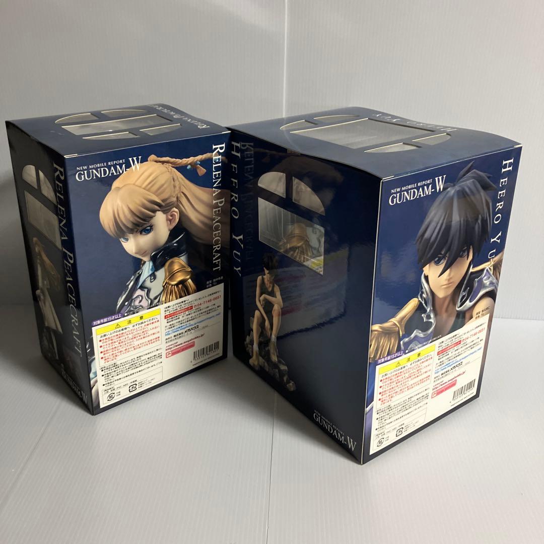 ガンダム w ヒイロ　リリーナ セット　メガハウス　初版　パッケージ未開封