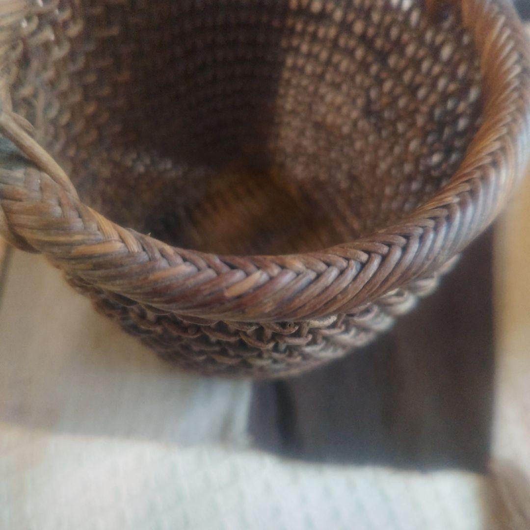 アケビ　木通　籠　バスケット