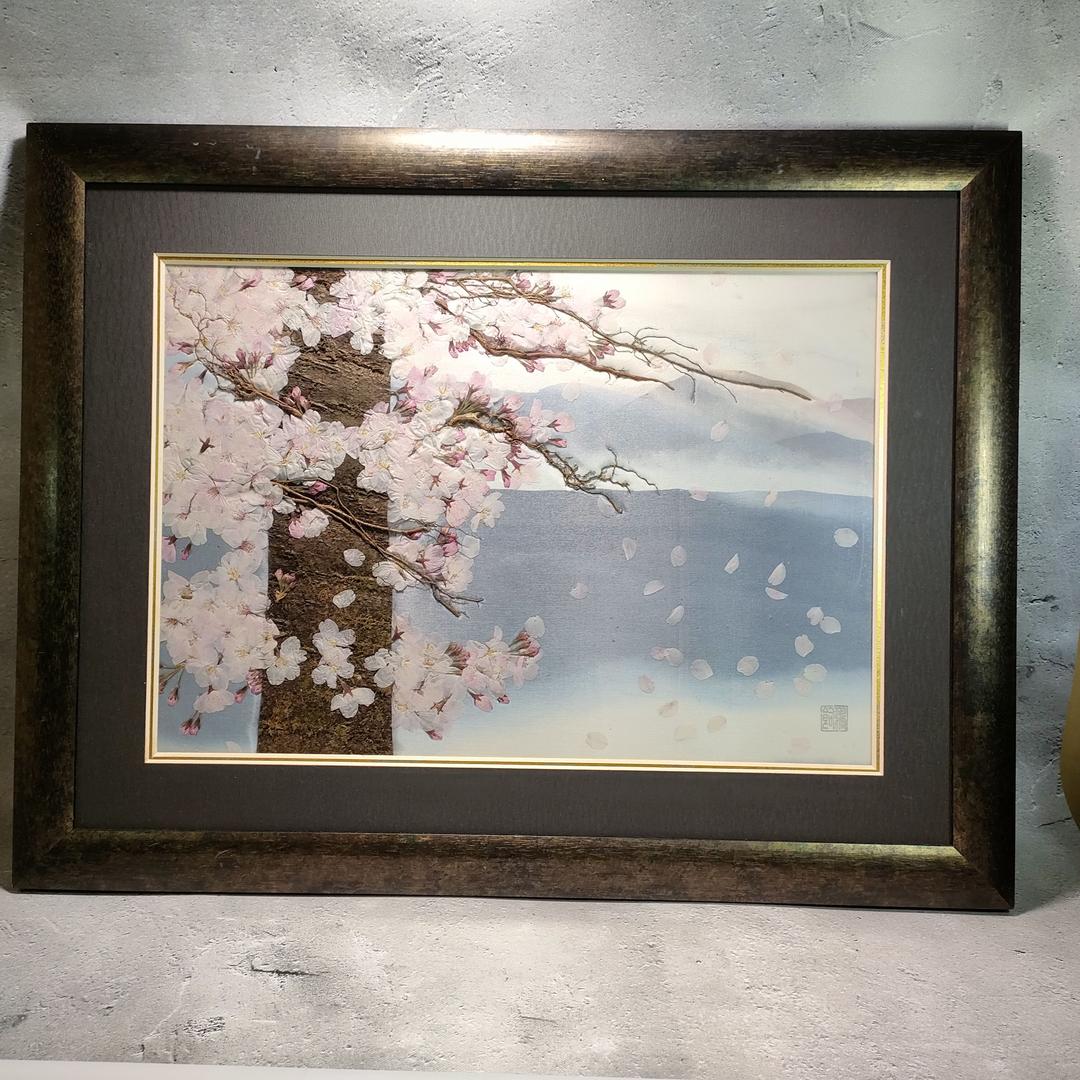 押し花専用額 押し花アート 不思議な花倶楽部 サクラ 風景