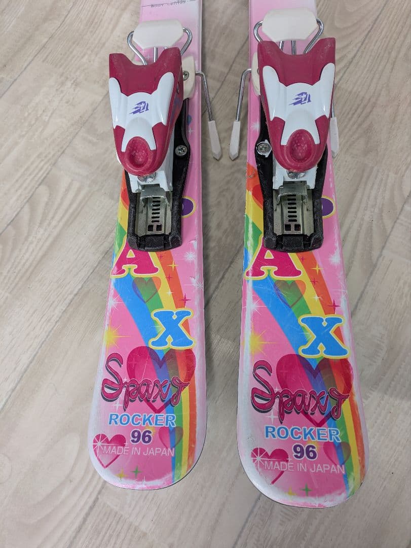 こねずみ　KAZAMA スキー板 ✕ 　ストック　セット