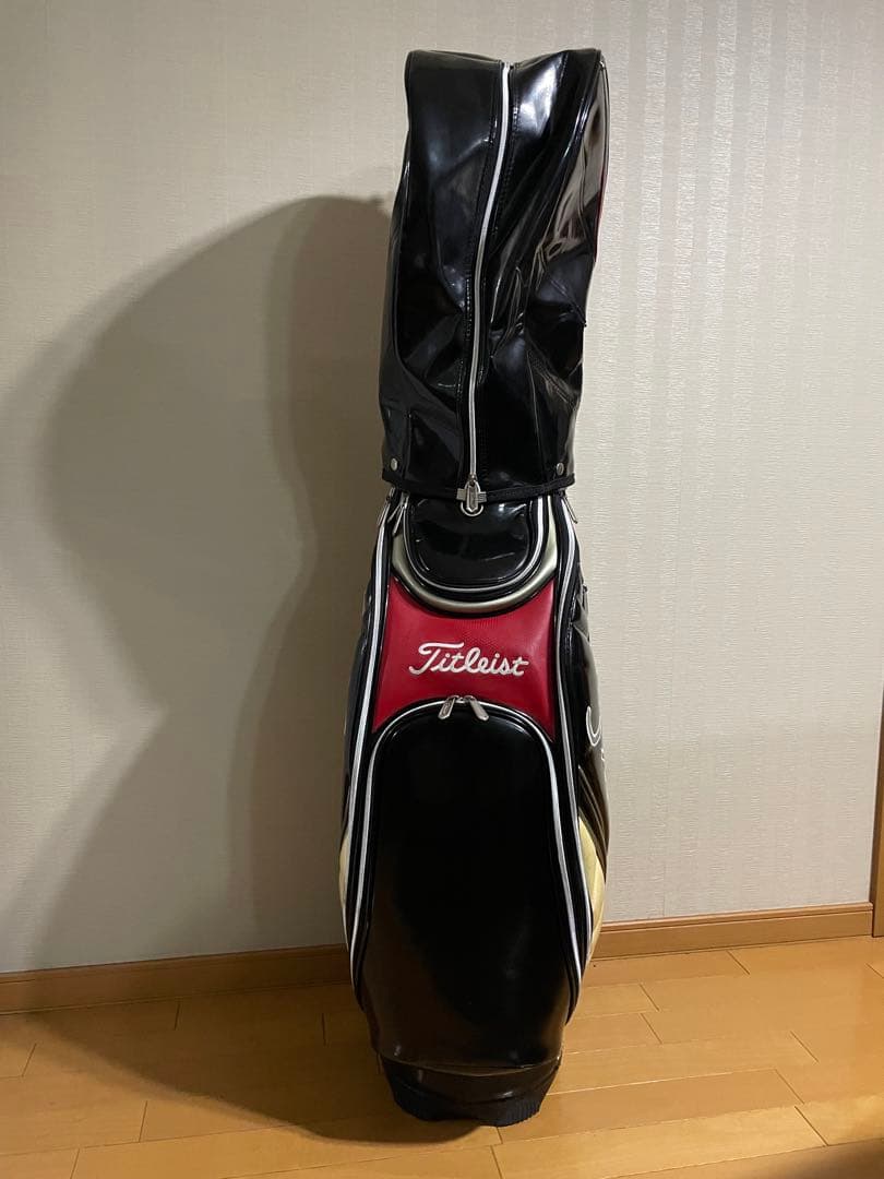 Titleist キャディバッグ ブラック レッド