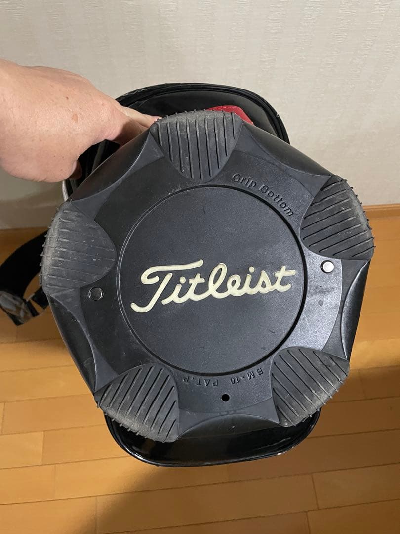 Titleist キャディバッグ ブラック レッド