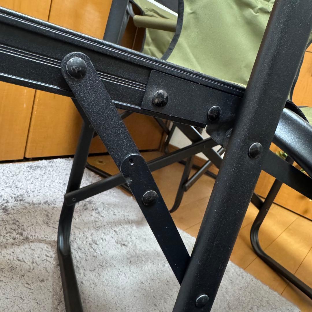 2脚セット未使用 Coleman／サイドテーブル付デッキチェア コールマン