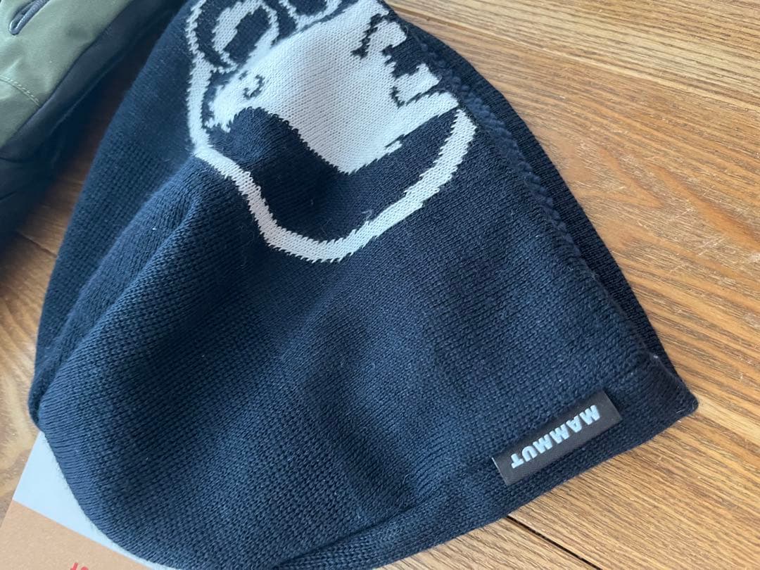 美品 マムート MAMMUT スキーグローブ ニット帽子セット 雪山 アウトドア