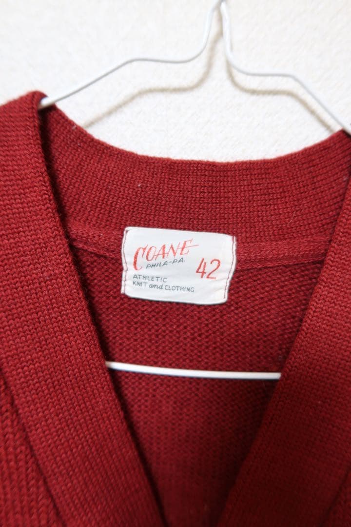 50's~60's レタードカーディガン