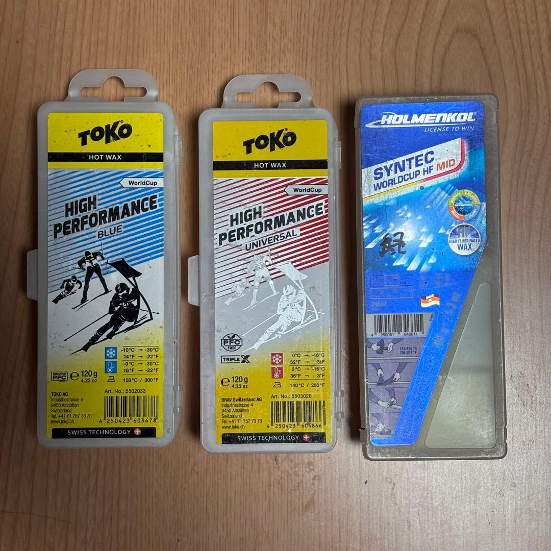 TOKO 高性能スキー用ワックスセット