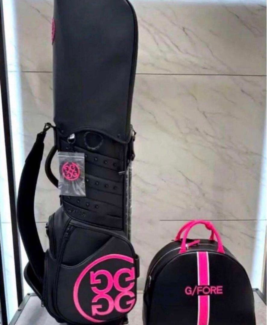 ジーフォア キャディバッグ &ボストンバッグ 2点セット