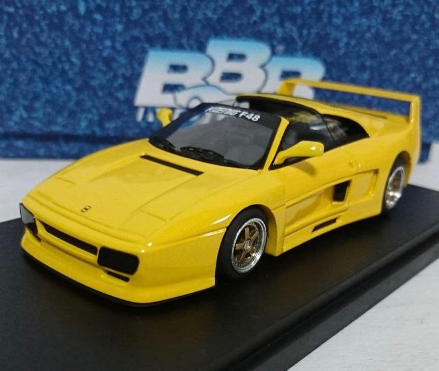 激レア BBR 1/43 フェラーリ F48 ケーニッヒ スパイダー イエロー