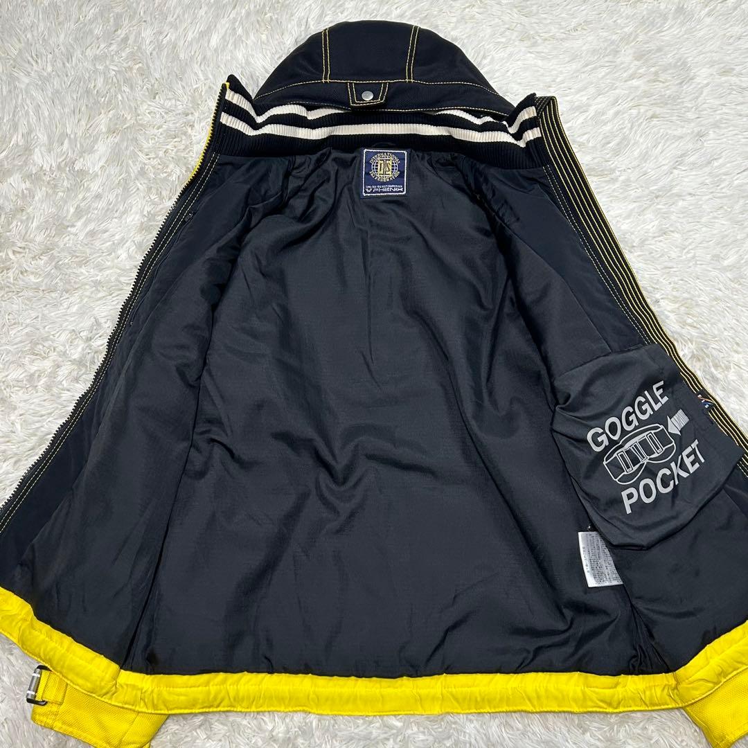 極美品 フェニックス スキーウェア ベスト L 黄色 3点セット FSG1026