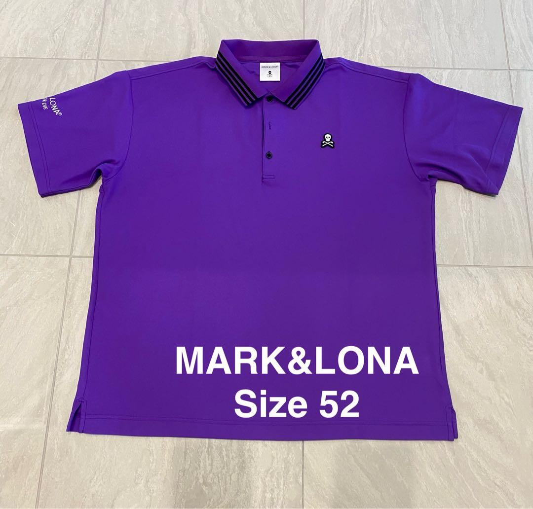 キンタロウ さま　MARK&LONA ポロシャツ 紫 サイズ52