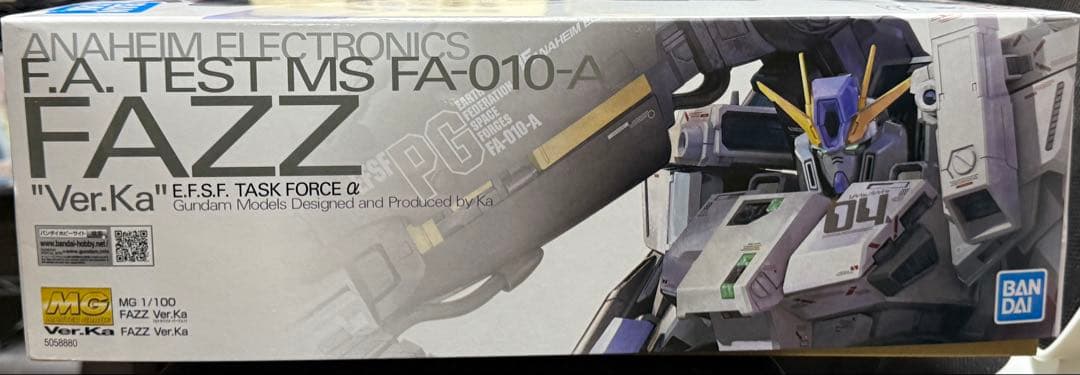 MG FAZZ Ver.Ka 1/100 ガンダムセンチネル