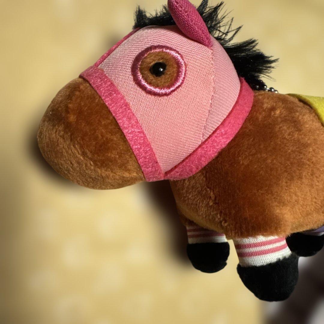 タグ付♡ハルウララ♡サラブレッドコレクションマスコットボールチェーン/ピンク