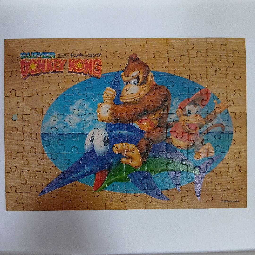 スーパードンキーコング　ジグソーパズル　ウッドジグソー