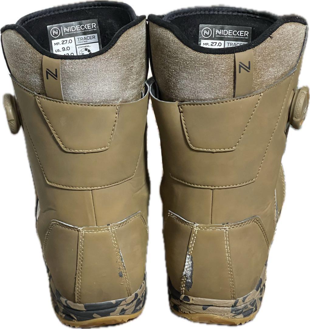 NIDECKER TRACER スノーボードブーツ ブラウン 27.0