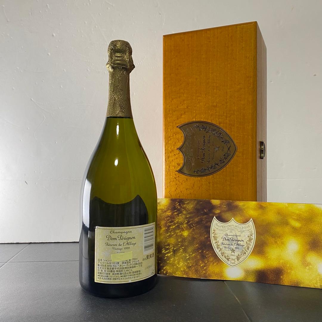 ドンペリニヨン レゼルヴ ド ラベイ ゴールド 1999 ドンペリ　箱付き　木箱