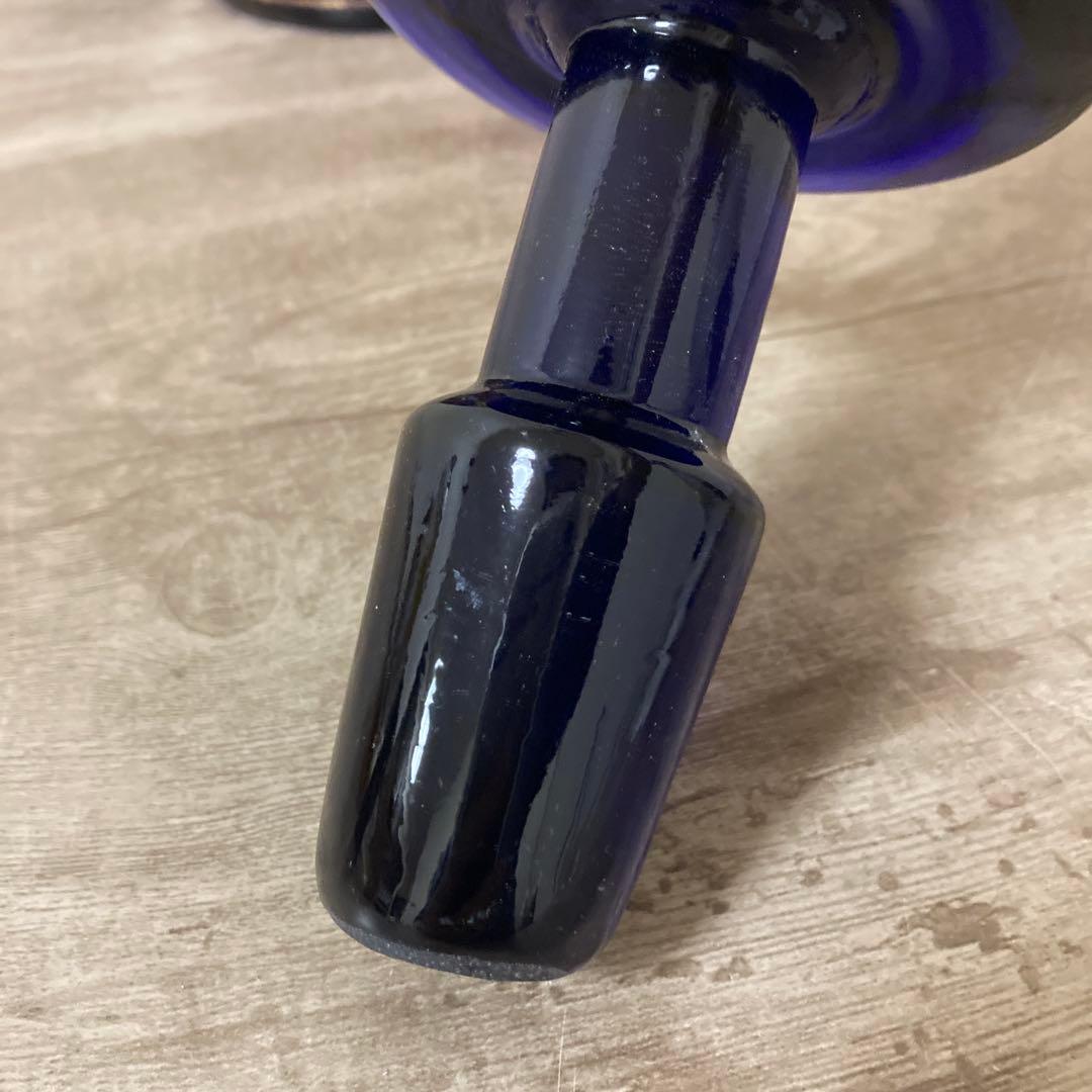 ボヘミアングラス　デキャンタ　珍品　特大　切り子　ヴィンテージ