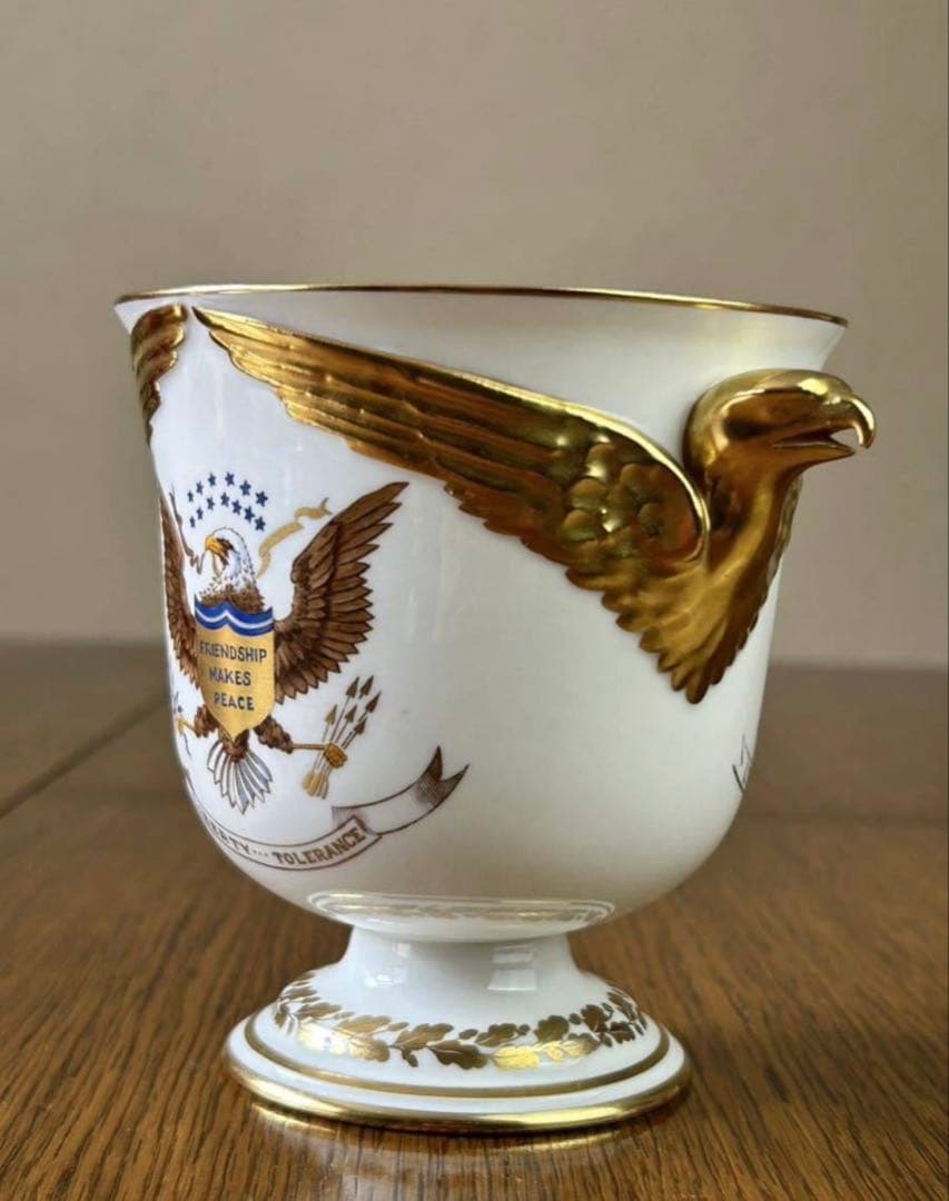 3000点限定生産 ロイヤルクラウンダービー 1939年ジョージ6世 ゴブレット