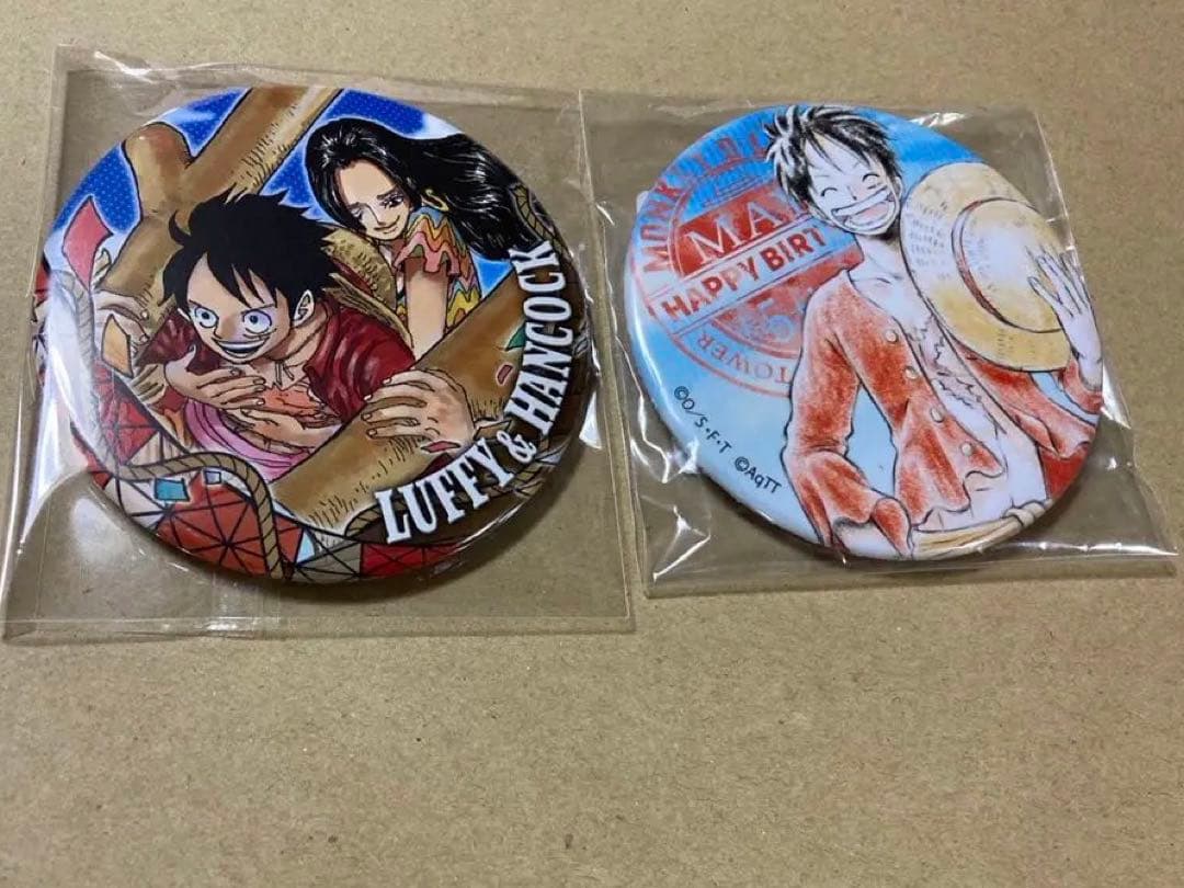 ONEPIECE ワンピース 東京ワンピースタワー バースデイ缶バッジ ルフィ
