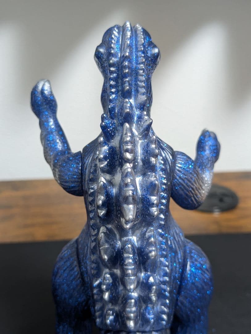 ゴジラ ソフビ マルサン Godzilla 1955 Blue Glitter