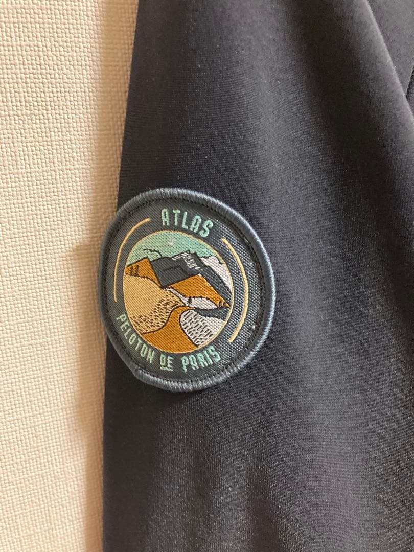 プロトンドパリ　ウインタージャージ　黒　S サイクルジャージ　サイクルウエア