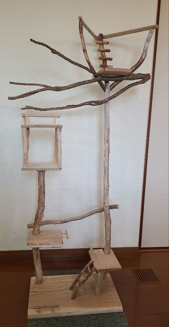 ① むらゆオーダーページ　ハンドメイド　流木　アスレチック