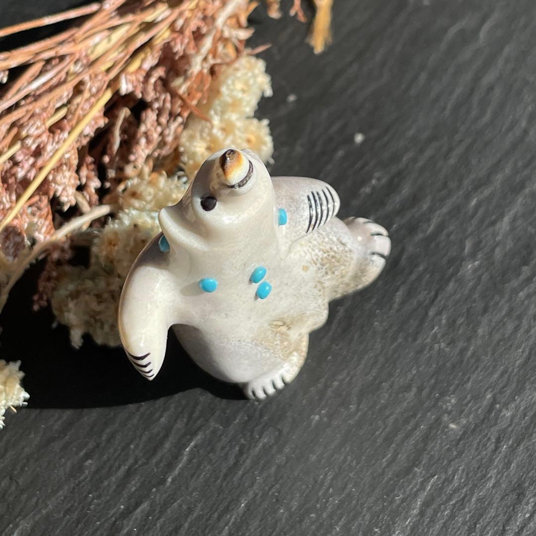 新品　ズニ族　Zuni インディアンジュエリー　フェティッシュ