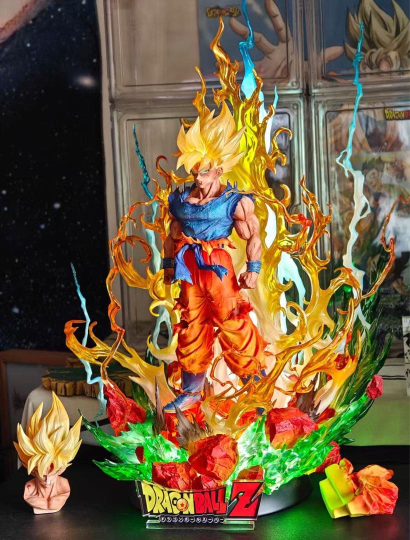 ドラゴンボール 孫悟空 ガレキ ガレージキット スタチューX③⑦⑤