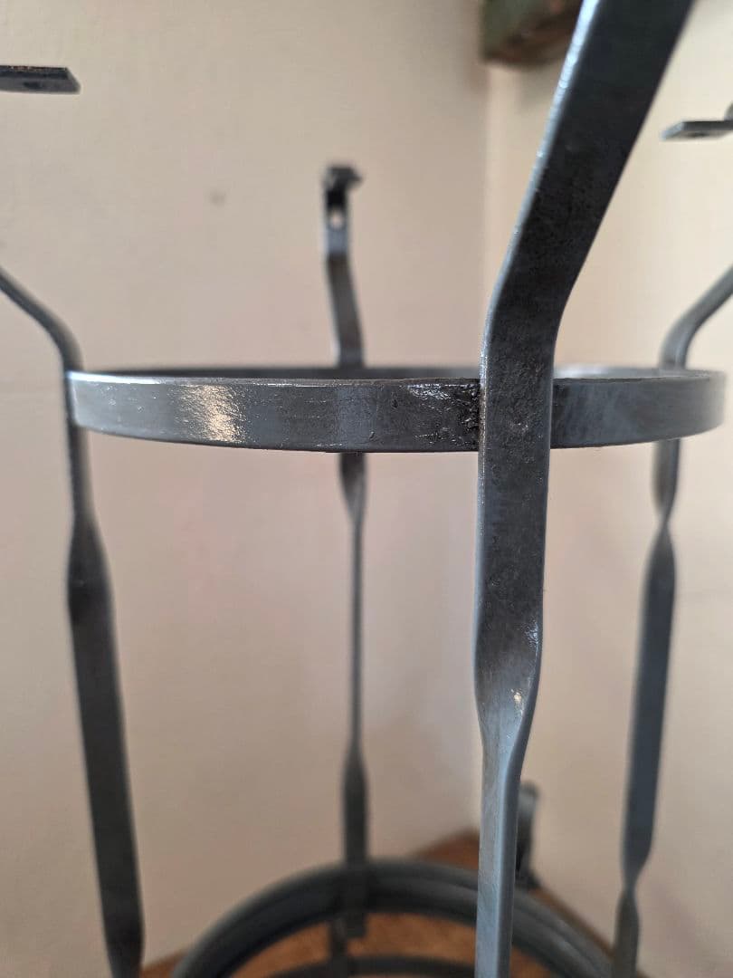 激レア　アラジン8型ブルーグレーヒネリ　フレーム　部品　ビンテージストーブ