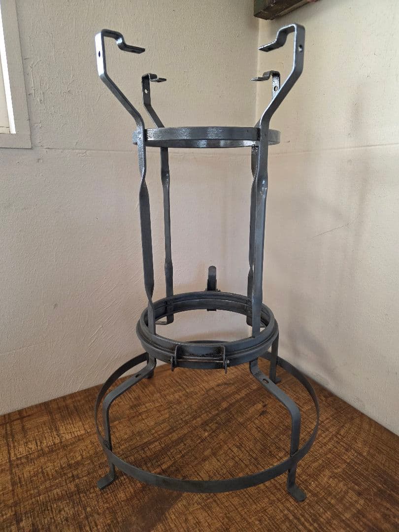 激レア　アラジン8型ブルーグレーヒネリ　フレーム　部品　ビンテージストーブ