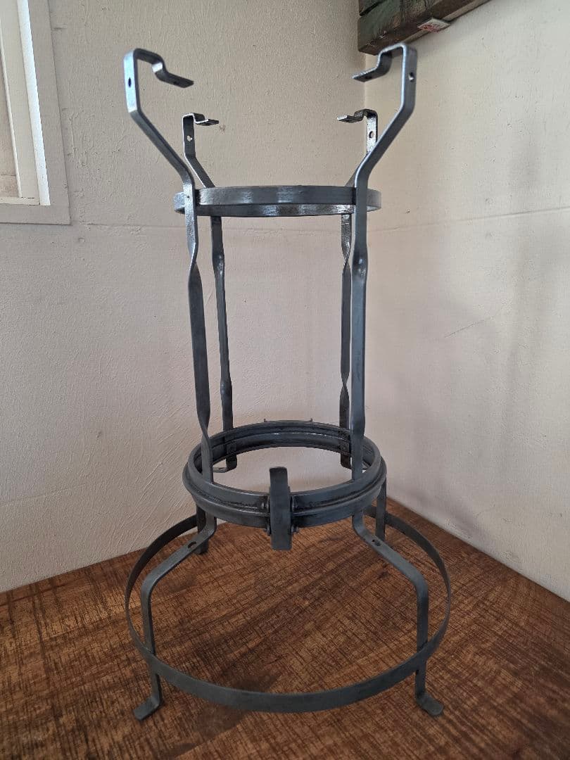 激レア　アラジン8型ブルーグレーヒネリ　フレーム　部品　ビンテージストーブ