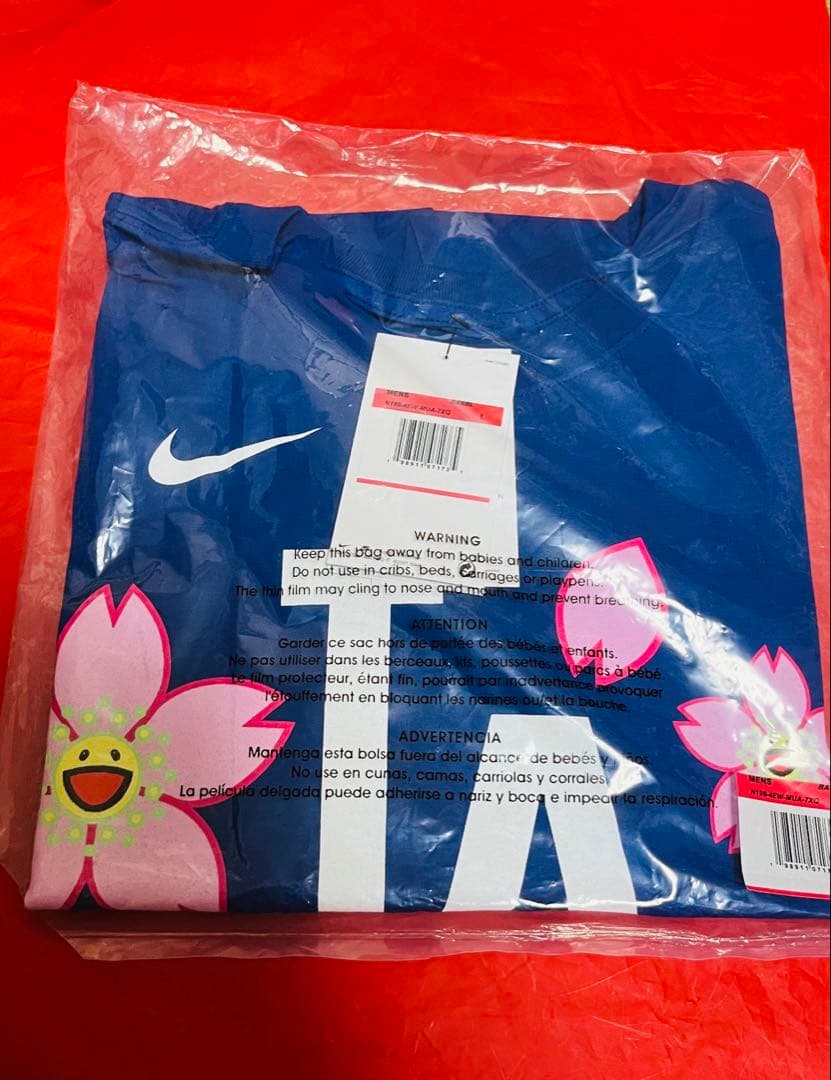 【新品】Lサイズ　ドジャース x 村上隆 コラボ ナイキ TシャツL