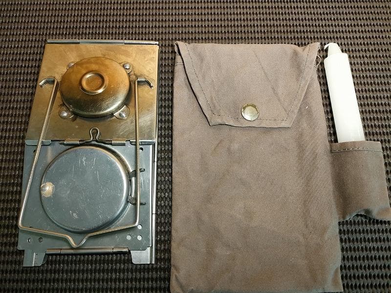 ヴィンテージ品 極美品 スイス軍フォールディングキャンドルランタン