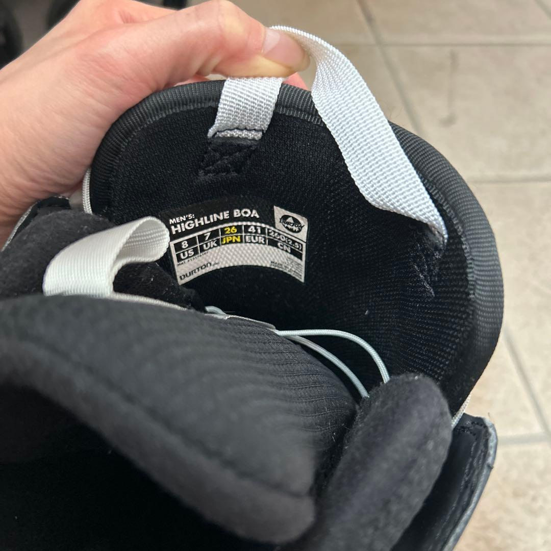 おむらいすバートン HIGHLINE BOA 26cm 2回使用