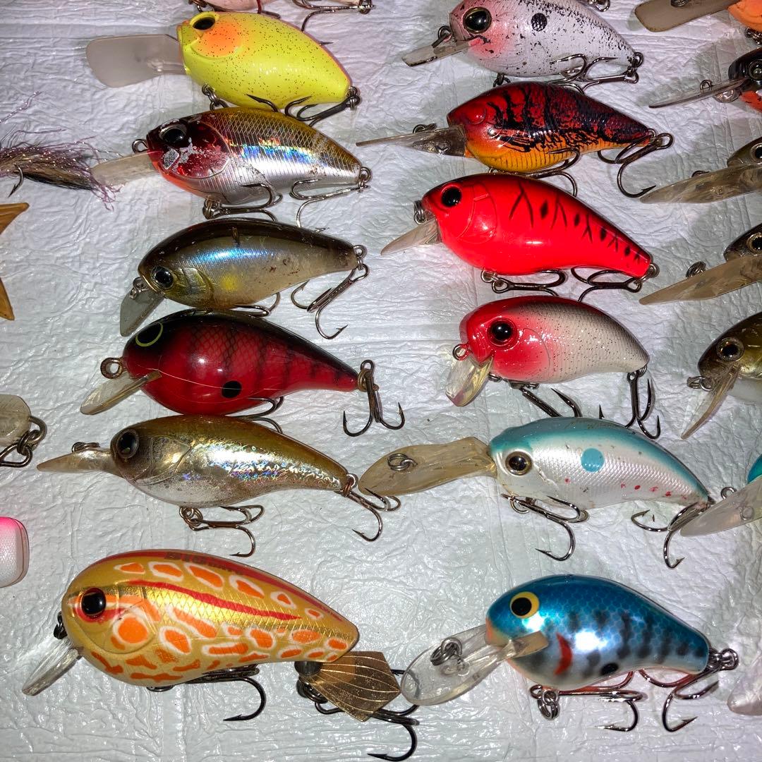バス　ルアー　セット　ワーム　まとめ売り　タックルケース付き　新品あり