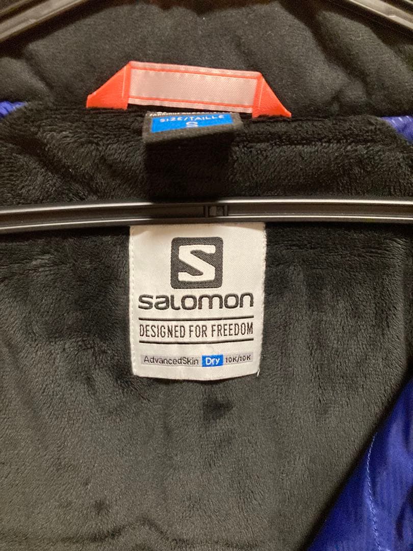 Salomon スキーウェア 女性用 ネイビー/オレンジ