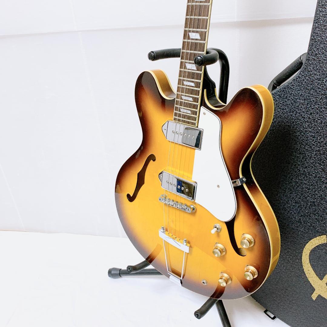 美品 Epiphone エピフォン Casino VS ナチュラル ハードケース