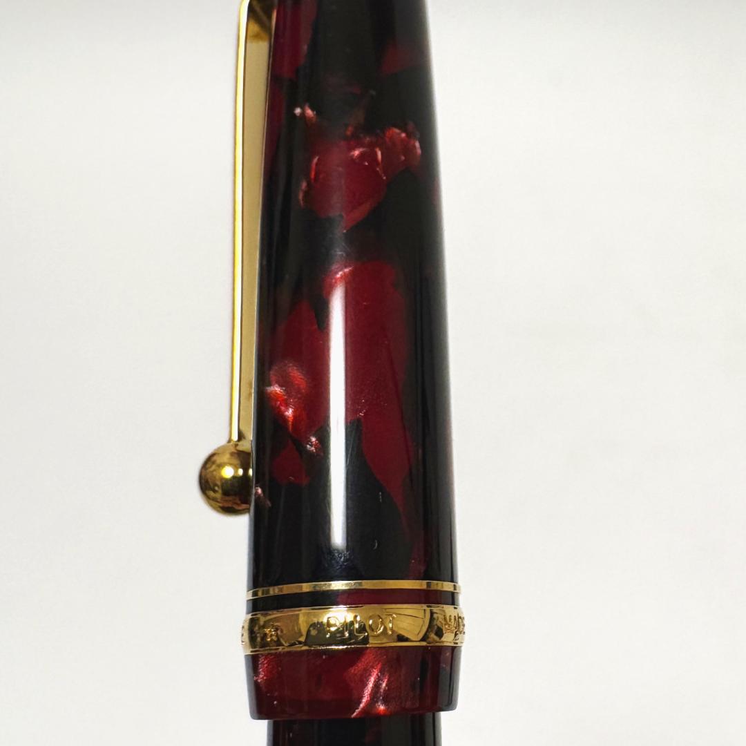 【美品】PILOT ボールペン CUSTOM LEGANCE2 レッド