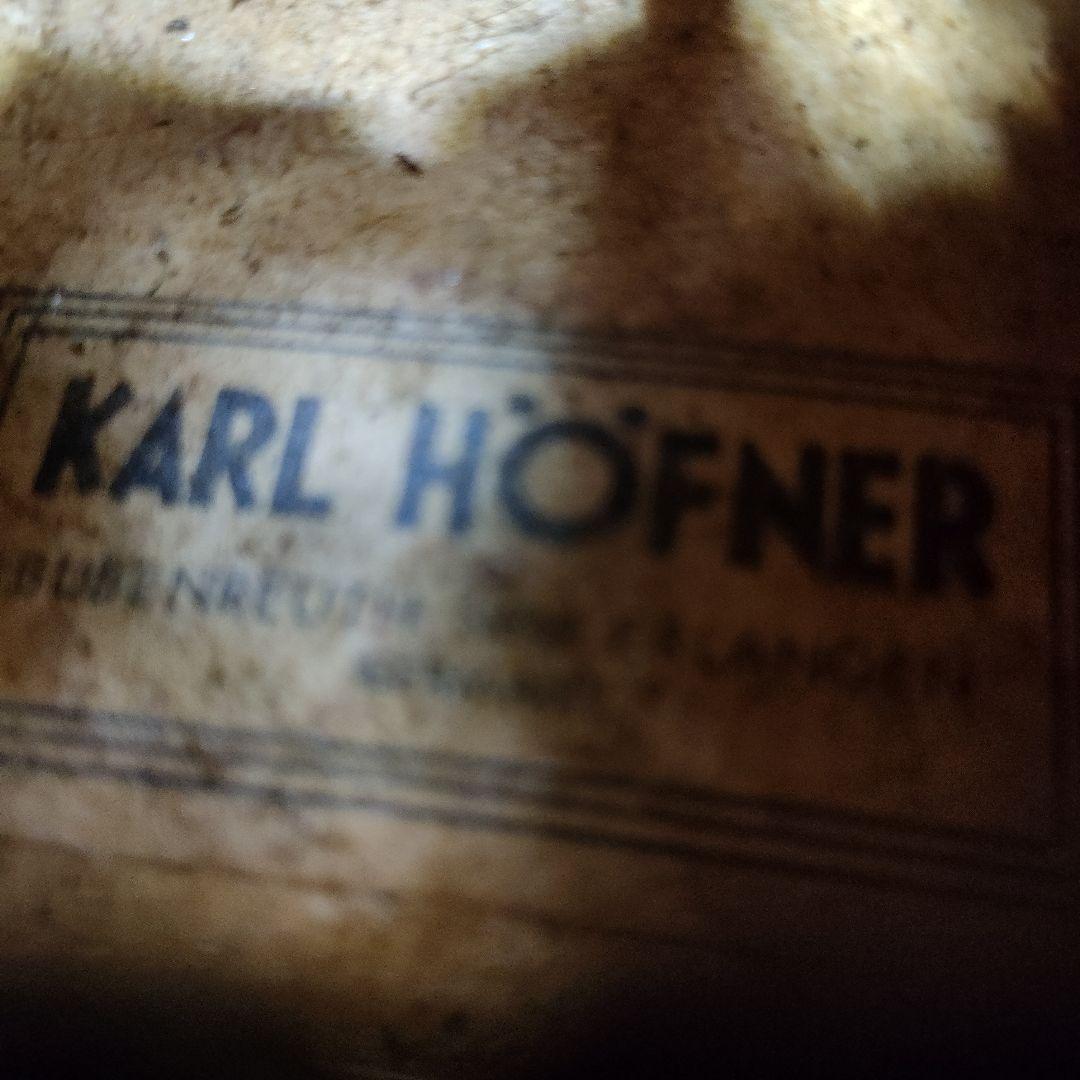 バイオリン本体 カールヘフナー【ジャンク品】軽量ケース