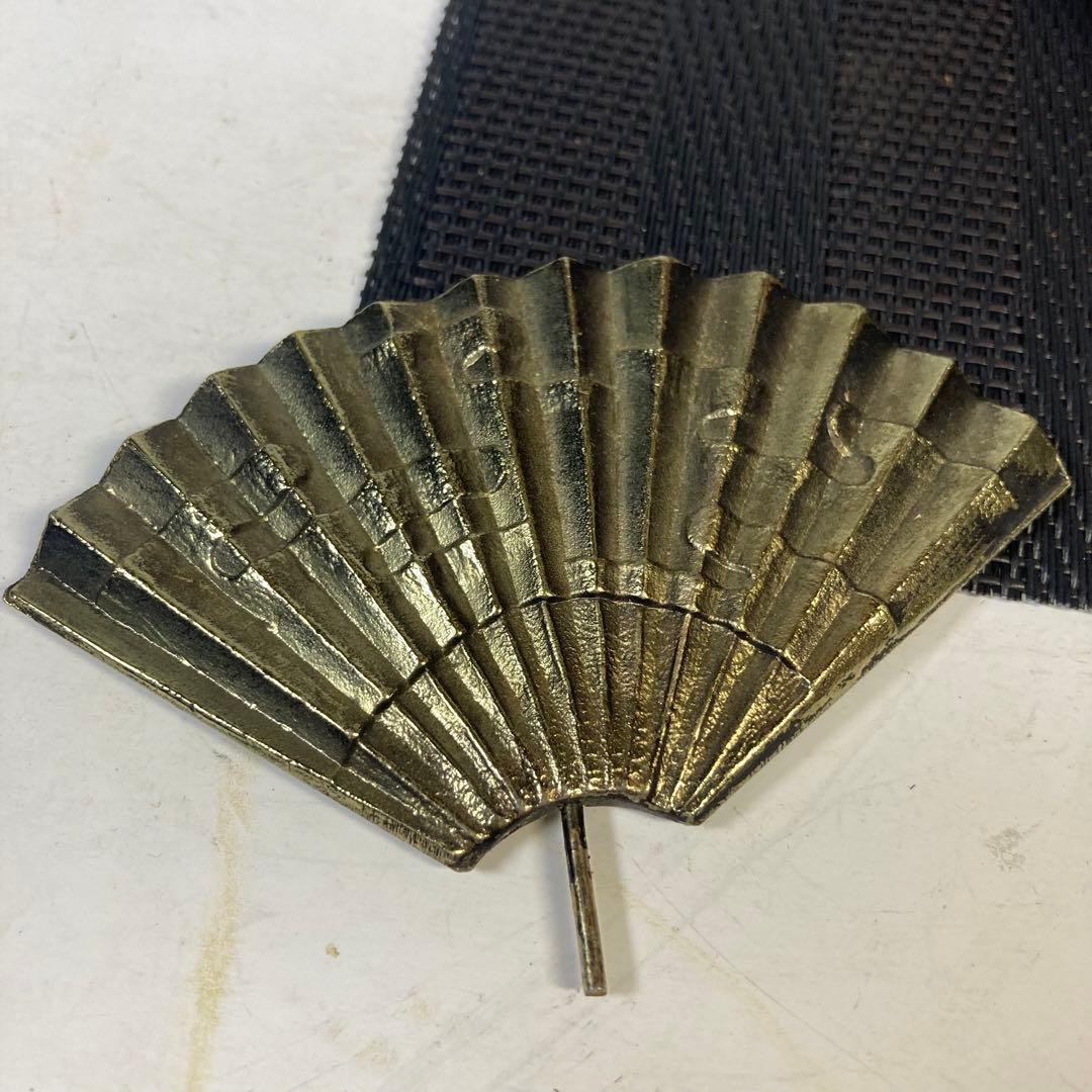 重厚な鋳物　『翁像』