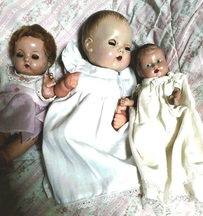 cute!ビンテージ　tiny tears コンポジション　ぺビースリープドール