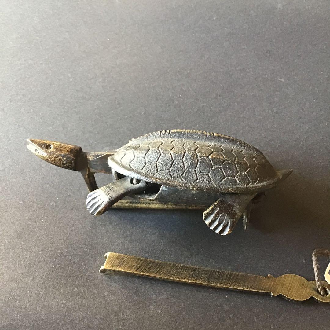 李朝　亀型鍵　　足稼働　　　　希少