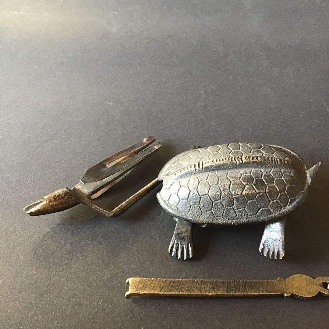 李朝　亀型鍵　　足稼働　　　　希少