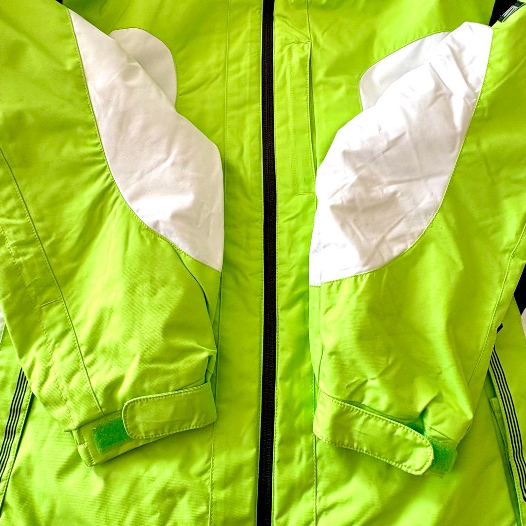 150 デサント　ヒートナビ　スキー　上下　グリーン　ブラック　スノーウェア