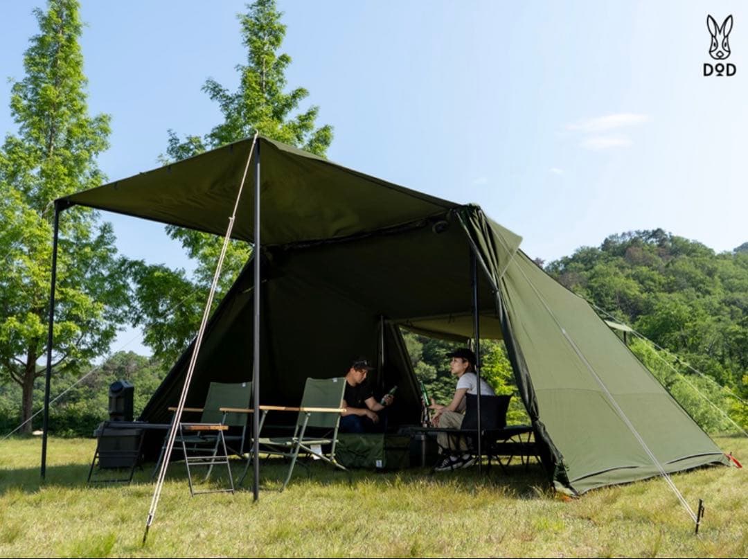 新品 DOD ヨンヨンベースTC オリーブグリーン テント キャンプ