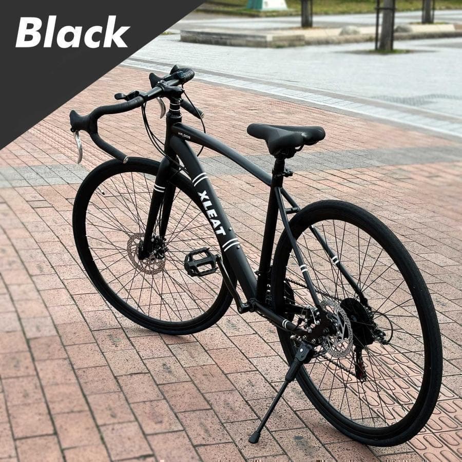 クロスバイク 自転車 マウンテン1755ロード アウトドア ブラック